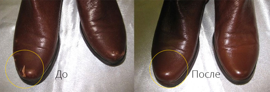 Высушивание и отделка жидкой кожи на обуви