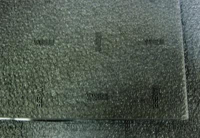 (3792)пластина набоечная SUPER (надпись Varese) 6.5мм 720x300 черный
