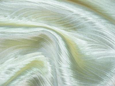 Портьерная ткань Блэкаут цвет светло-зеленый рисунок морская водоросль