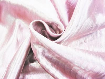 Портьерная ткань Блэкаут цвет розовый рисунок "морской штиль"
